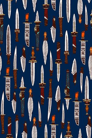 部落风印花华亿平台图片