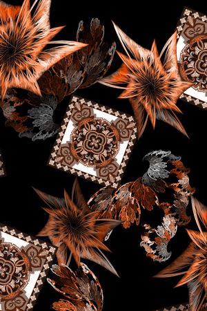 几何印花华亿平台图片