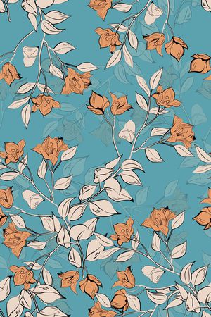 绿植树叶印花华亿平台图片