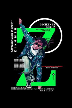 字母印花华亿平台图片