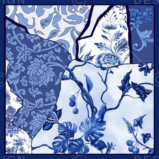 水墨风印花华亿平台图片