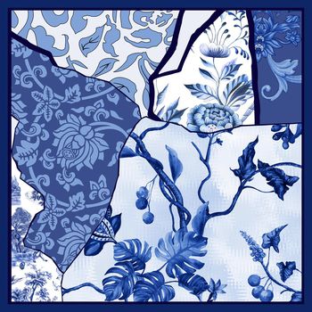 水墨风印花华亿平台图片