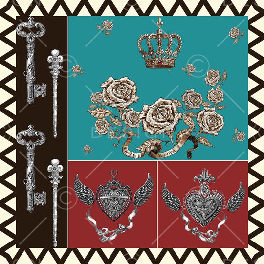 时尚印花华亿平台图片