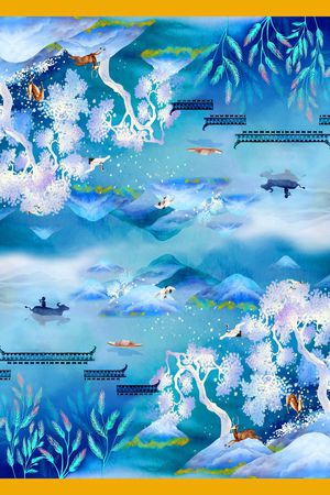 时尚印花华亿平台图片