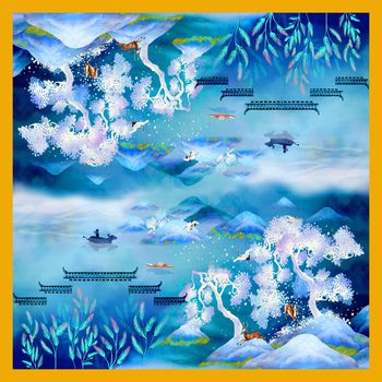 时尚印花华亿平台图片