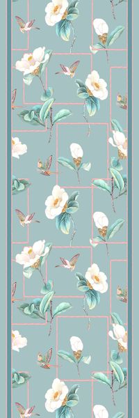 水墨风印花华亿平台图片