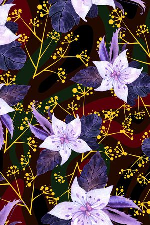 绿植树叶印花华亿平台图片