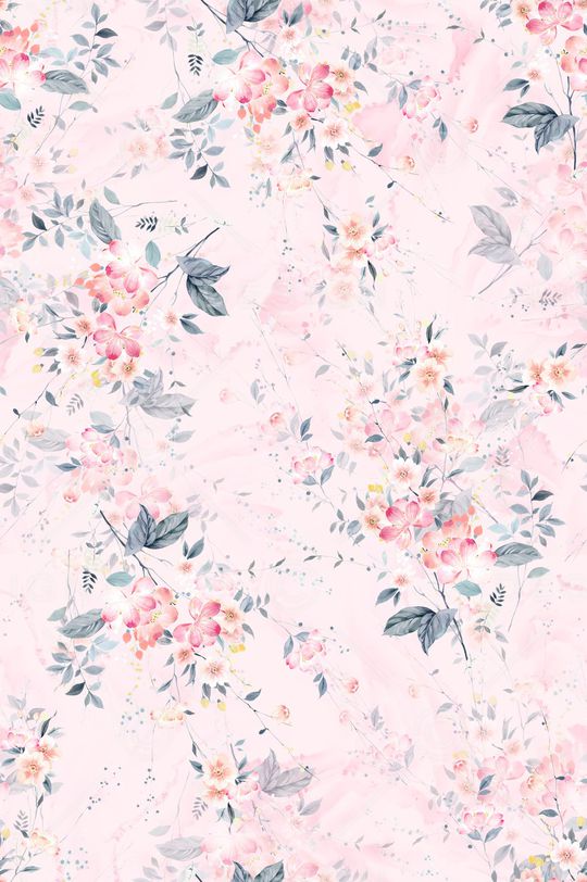 清爽底花卉印花华亿平台图片