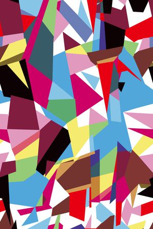 几何印花华亿平台图片