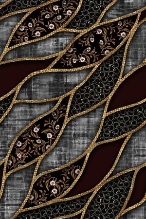 几何印花华亿平台图片