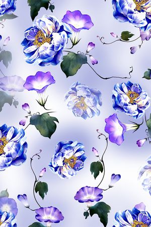 连衣裙印花华亿平台图片