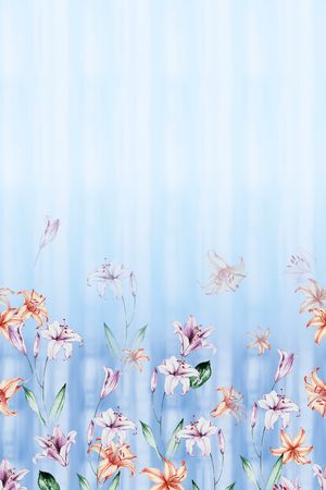 连衣裙印花华亿平台图片