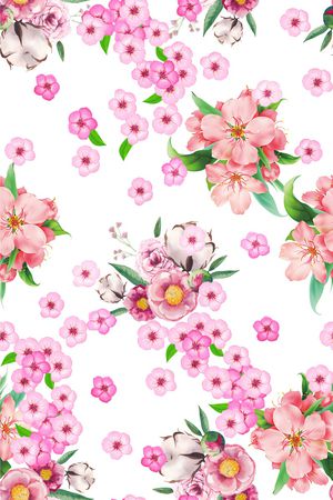 白底花印花华亿平台图片