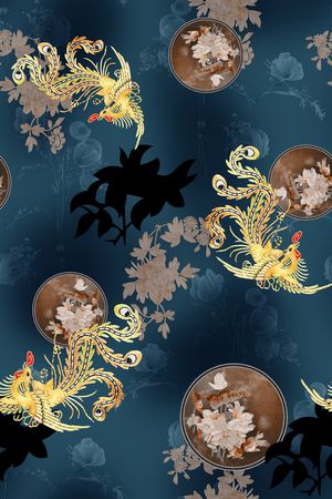 香云纱印花华亿平台图片