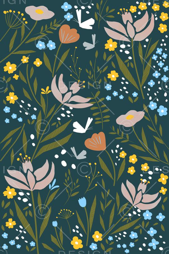 绿色印花华亿平台图片