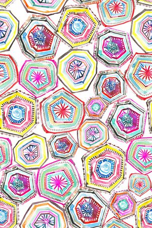 几何印花华亿平台图片