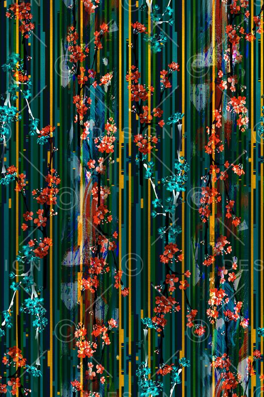 梅花印花华亿平台图片