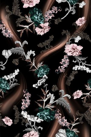 绿植树叶印花华亿平台图片