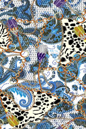 豹纹印花华亿平台图片