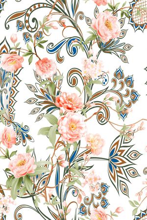 鲜花印花华亿平台图片