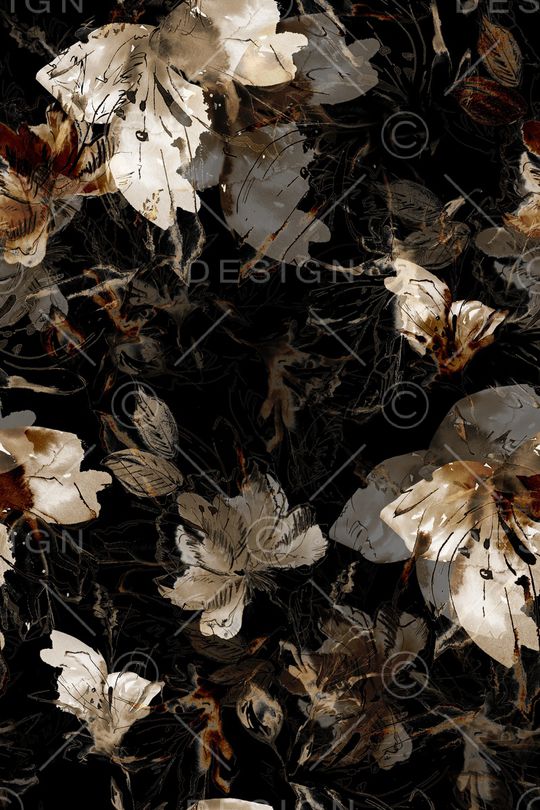 绿植树叶印花华亿平台图片