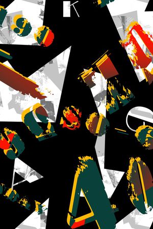 几何印花华亿平台图片