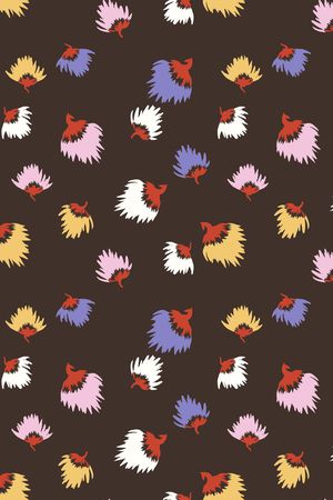 彩底花卉印花华亿平台图片