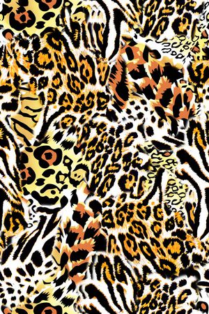 豹纹印花华亿平台图片