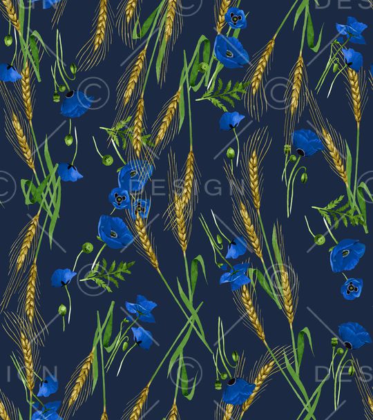 彩底花卉印花华亿平台图片