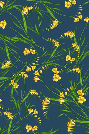 彩底花卉印花华亿平台图片