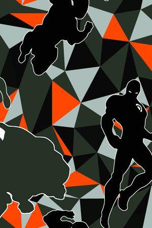 几何印花华亿平台图片