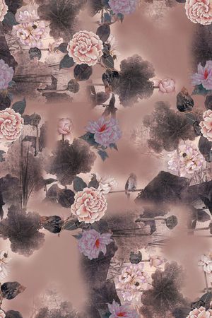 香云纱印花华亿平台图片