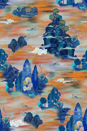 香云纱印花华亿平台图片