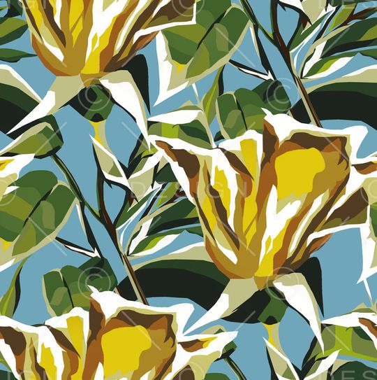 玫瑰花印花华亿平台图片