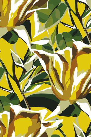 玫瑰花印花华亿平台图片