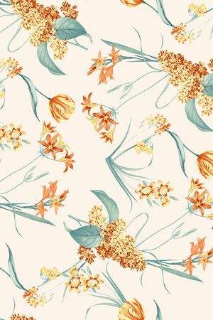 小碎花印花华亿平台图片