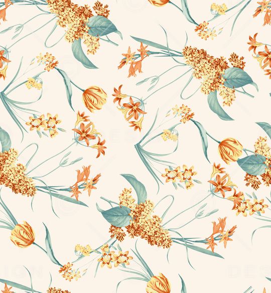 小碎花印花华亿平台图片