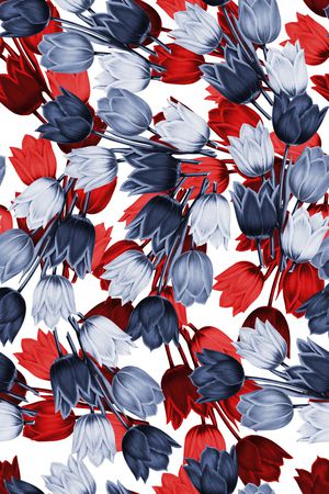 满版散花印花华亿平台图片