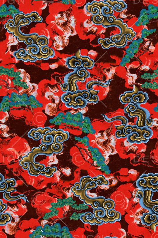 祥云印花华亿平台图片