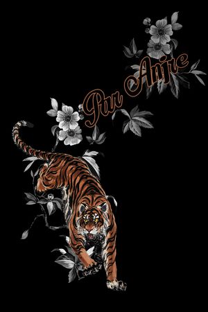 动物花卉印花华亿平台图片