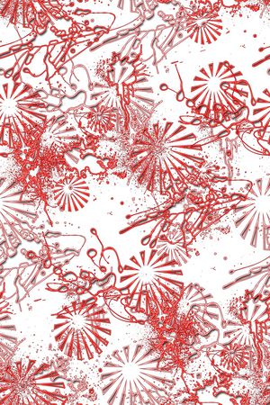 抽象男装印花华亿平台图片