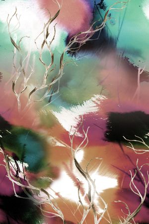 笔触印花华亿平台图片