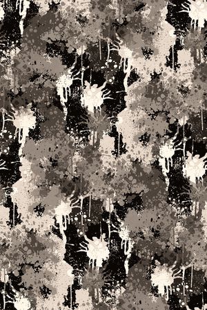 抽象男装印花华亿平台图片