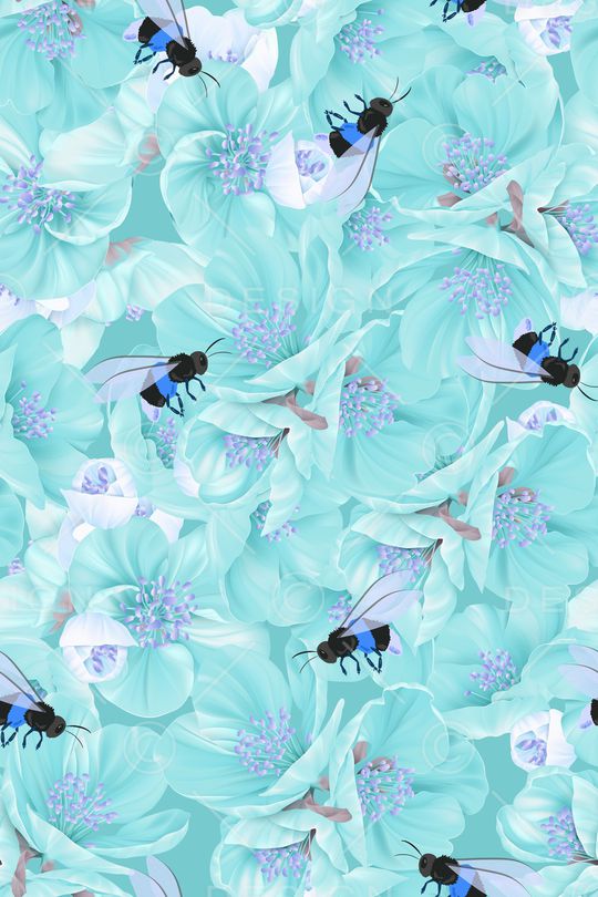 蜜蜂印花华亿平台图片