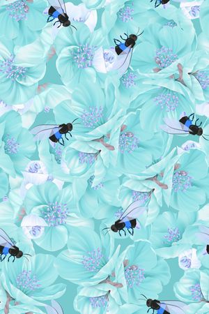 蜜蜂印花华亿平台图片