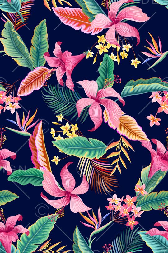 绿植树叶印花华亿平台图片