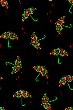 雨伞印花华亿平台图片