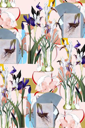 波浪纹印花华亿平台图片