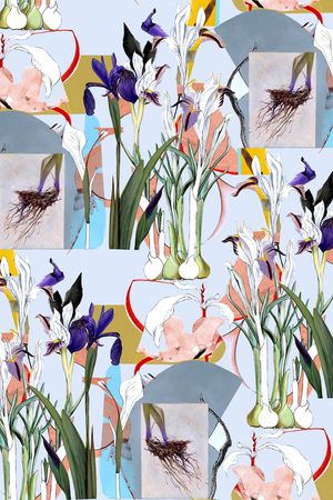 波浪纹印花华亿平台图片