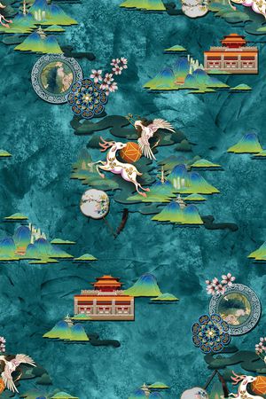 油画华亿平台印花华亿平台图片